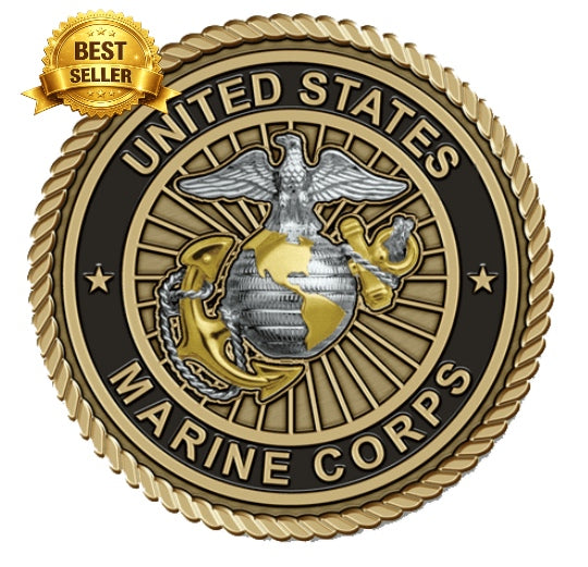 Traditional Marines - 3D Bronze Medallion