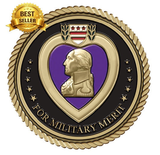 Purple Heart - 3D Bronze Medallion