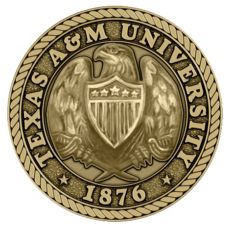 A gold seal of texas am university