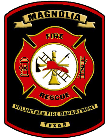 A red and yellow fire department logo.