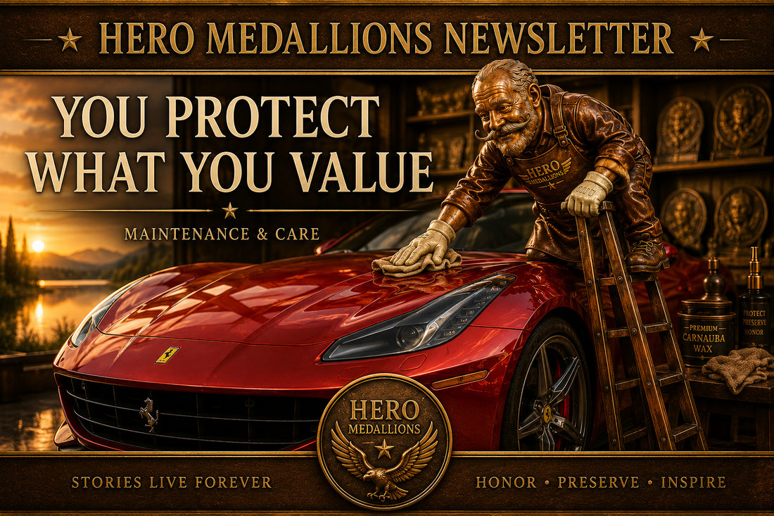 Hero Medallions Newsletter 013 | You Protect What You Value • Maintenance & Care