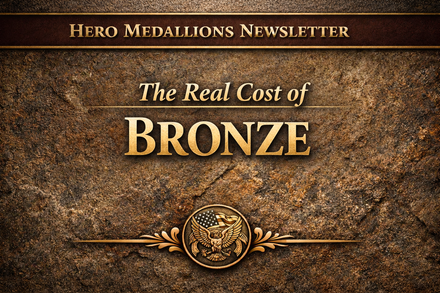 The Real Cost of Bronze: Why Bronze Medallion Prices Have Changed (2018–2025)