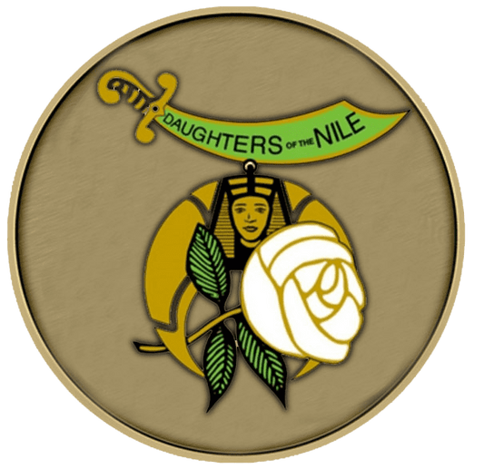 A picture of the daughters of nile logo.