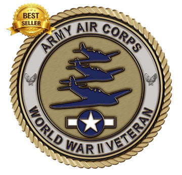 Army Air Corps World War II Veteran - 3D Bronze Medallion