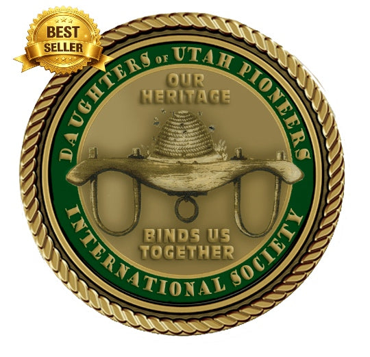 Daughters of Utah Pioneers - 3D Bronze Medallion 2,3,4"