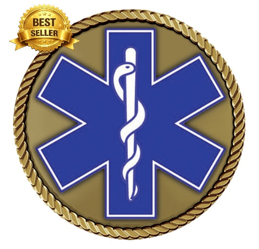 EMT - 3D Bronze Medallion -Available in 2,3,4,5"
