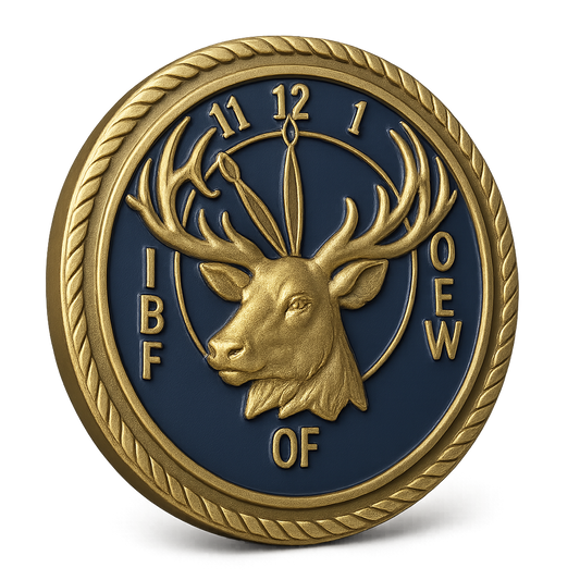 Elks Lodge - 3D Bronze Medallion