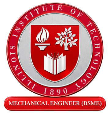Illinois Institute of Technology Mechanical Engineer Medallion – IIT BSME 3D Medallion