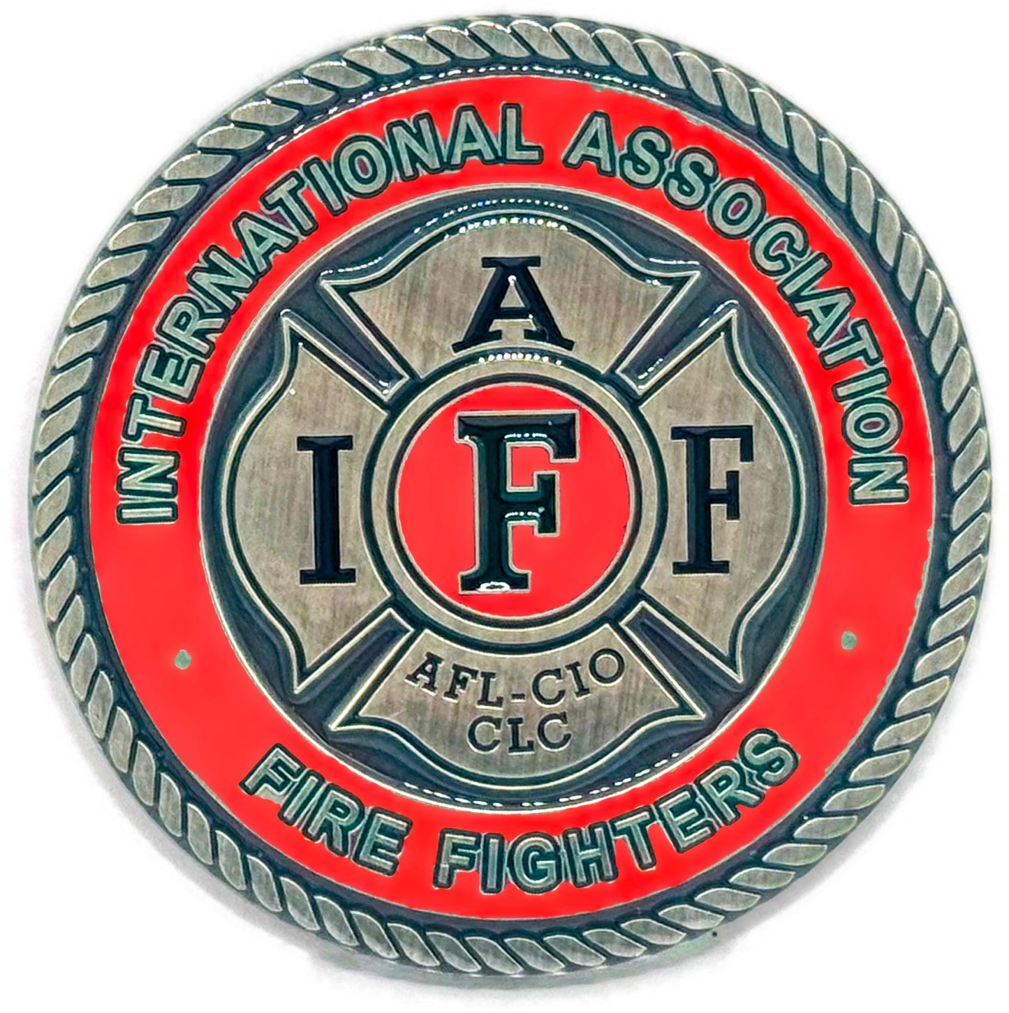 International Association of Fire Fighters - 3D Bronze Medallion