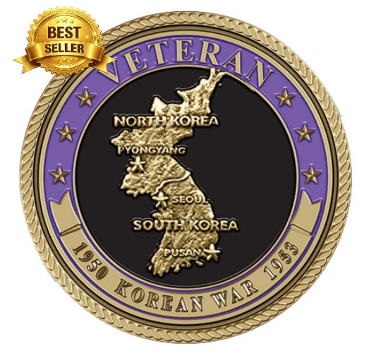 Korean War - 3D Bronze Medallion -Limited Quantities