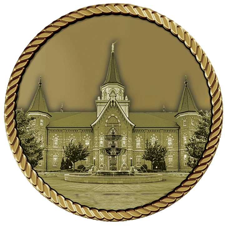 Historic building with a fountain centerpiece.