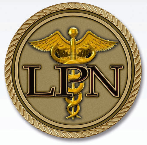 LPN - 3D Bronze Medallion