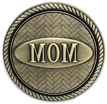 Mom - 3D Bronze Medallion