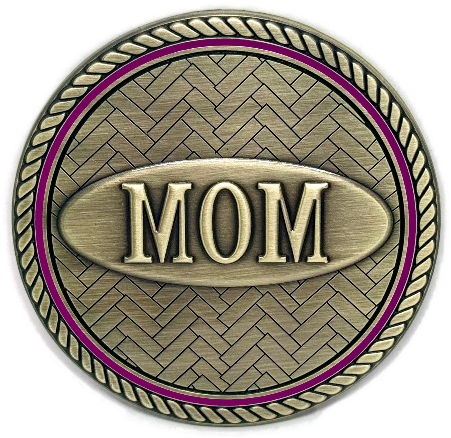 Mom - 3D Bronze Medallion
