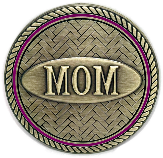 Mom - 3D Bronze Medallion