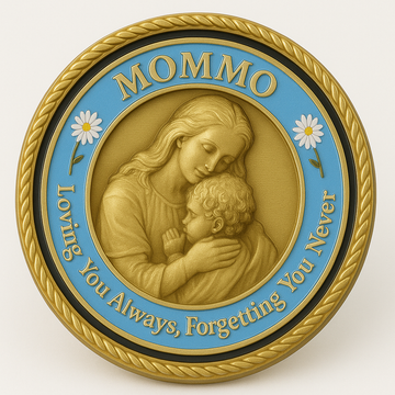Mommo (grandmother) - 3D Bronze Medallion