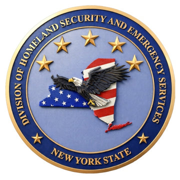 New York Homeland Security & Emergency Services 3D Medallion