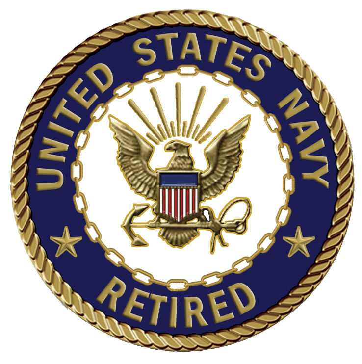 United States Navy Retired emblem.