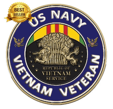 Navy Vietnam - 3D Bronze Medallion