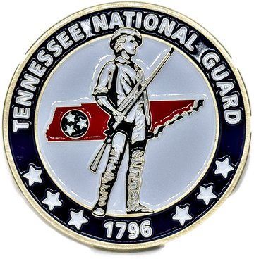 Tennessee National Guard - 3D Heavy Bronze Medallion
