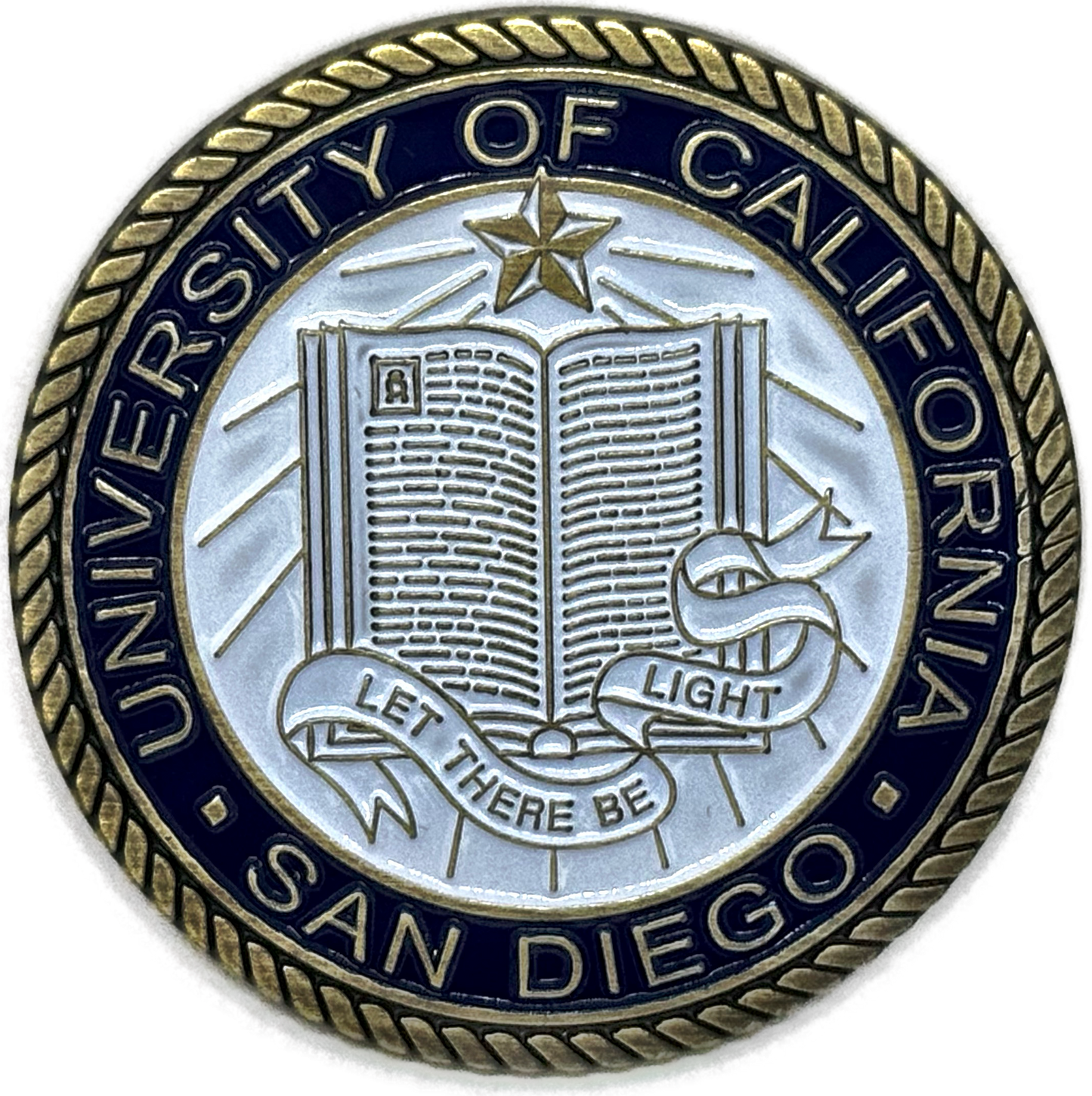 UC San Diego - 3D Heavy Bronze Medallion