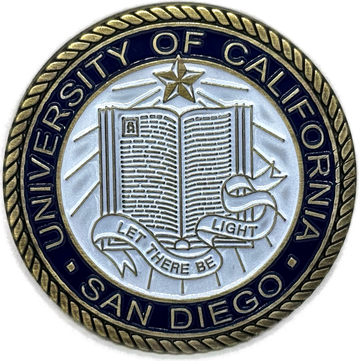 UC San Diego - 3D Heavy Bronze Medallion