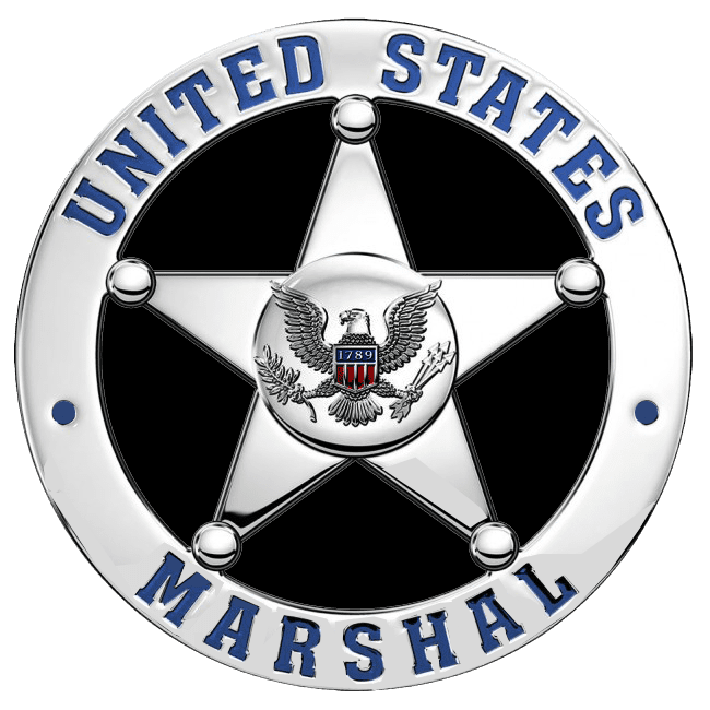 United States Marshal badge emblem design.