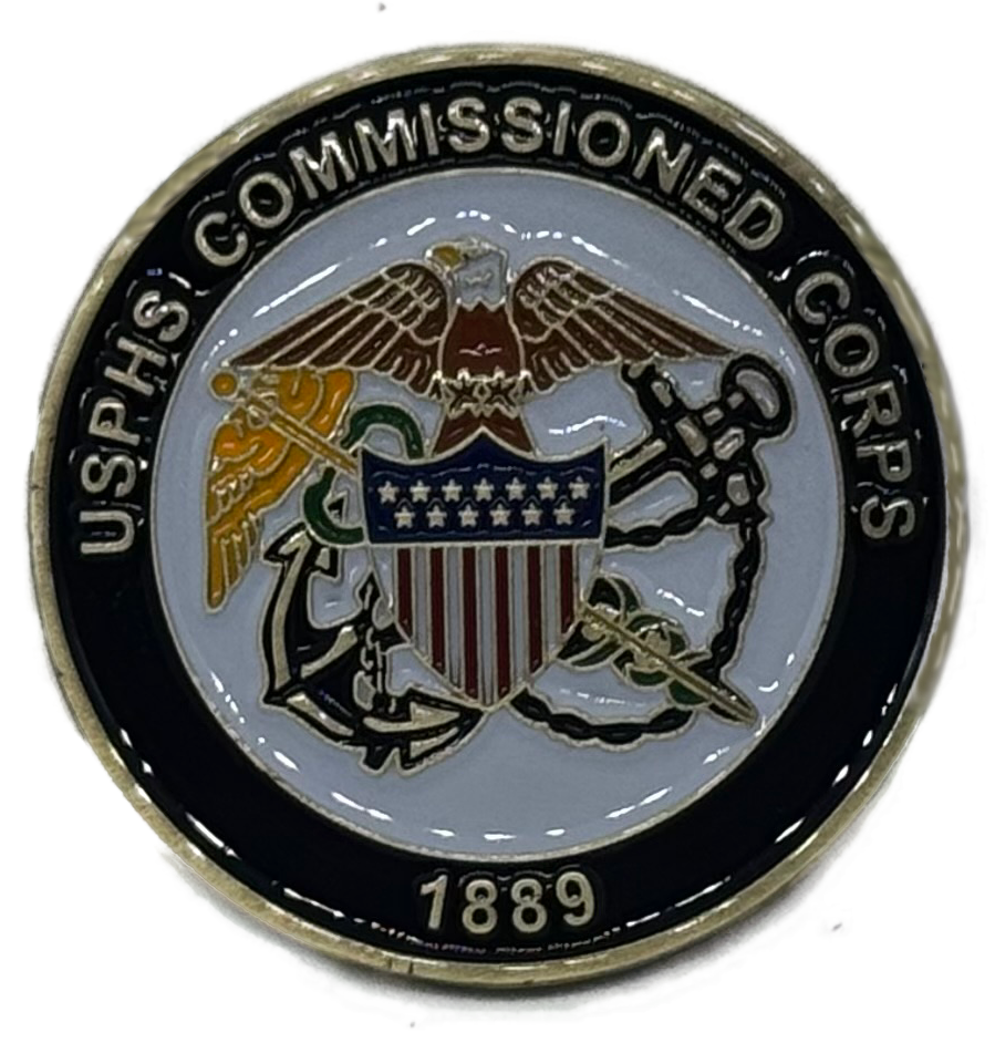 USPHS (Public Health Service) Commissioned Corps - 3D Heavy Bronze Medallion