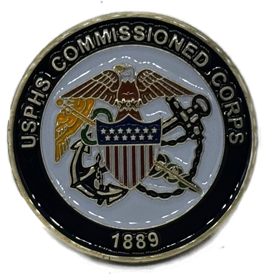 USPHS (Public Health Service) Commissioned Corps - 3D Heavy Bronze Medallion