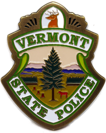 Vermont State Police - 3D Heavy Bronze Medallion