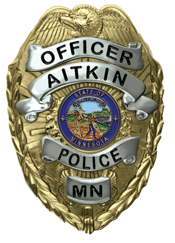 Minn. Police Aitkin Badge