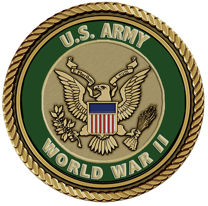 A picture of the us army world war ii logo.