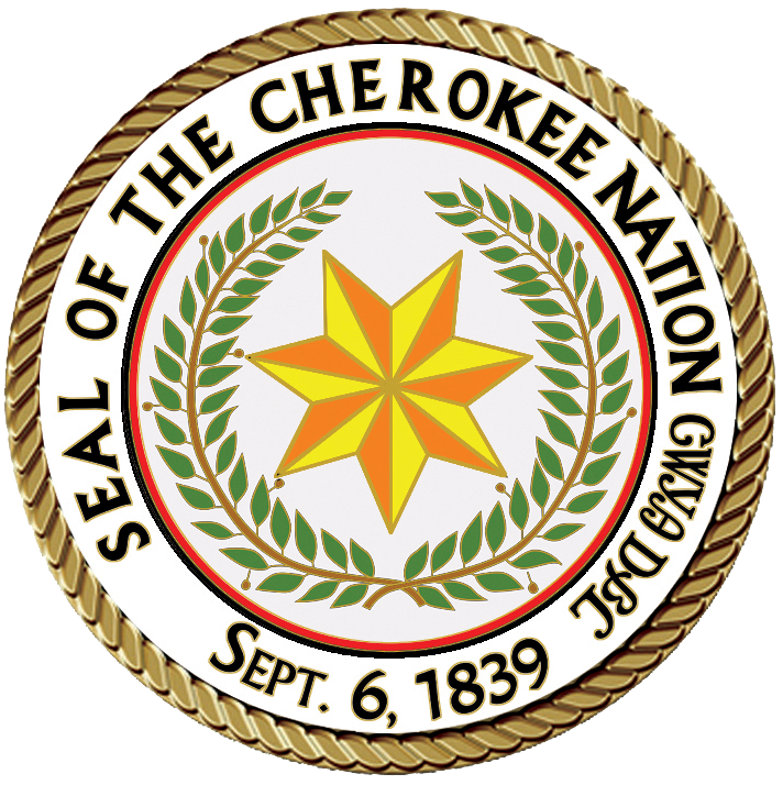 A seal of the cherokee nation