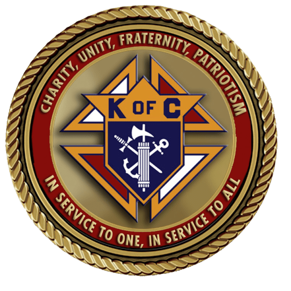 A picture of the knights of columbus logo.