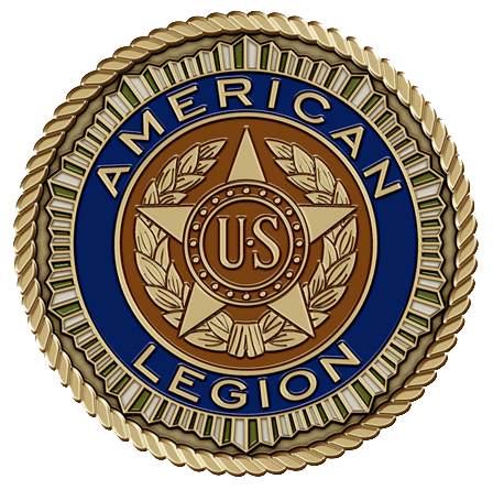 A picture of the american legion logo.