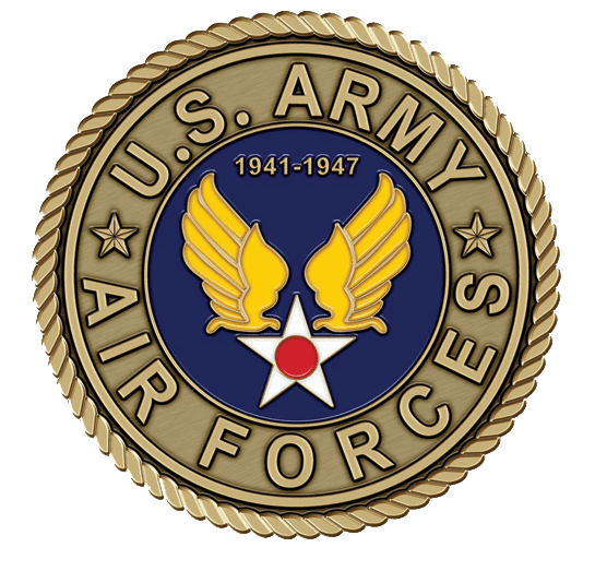 A picture of the us army air forces logo.