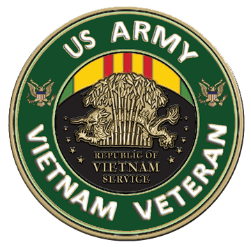 A picture of the us army vietnam veteran logo.