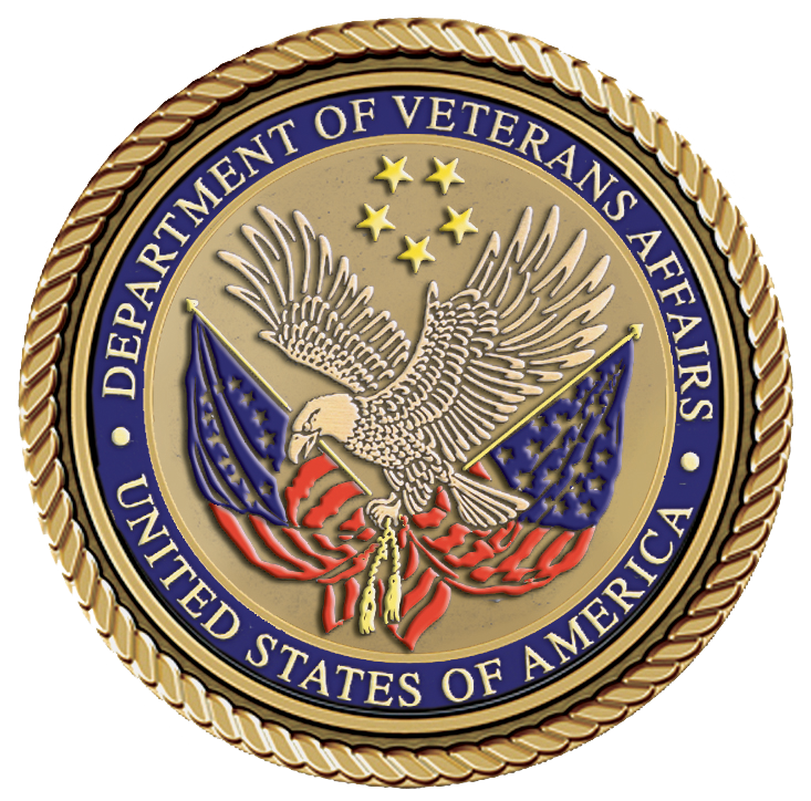 A picture of the department of veterans affairs seal.