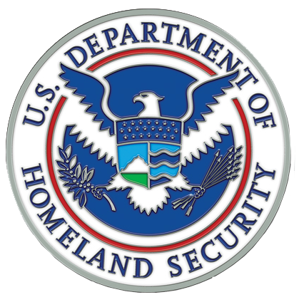 A picture of the department of homeland security seal.