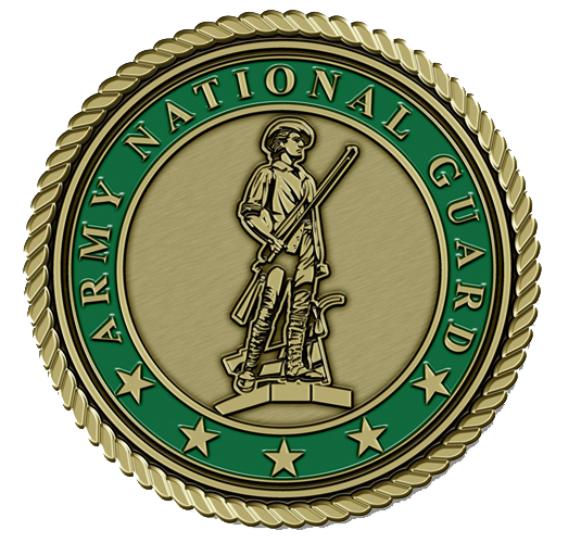 A picture of the army national guard logo.