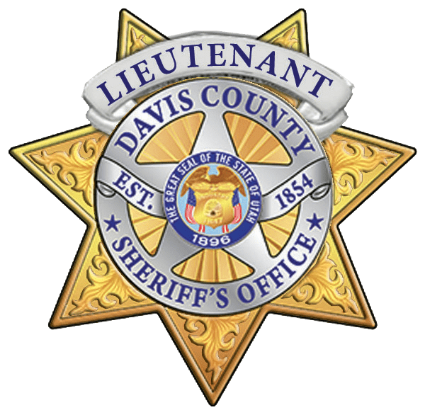 A badge of the lieutenant sheriff 's office.