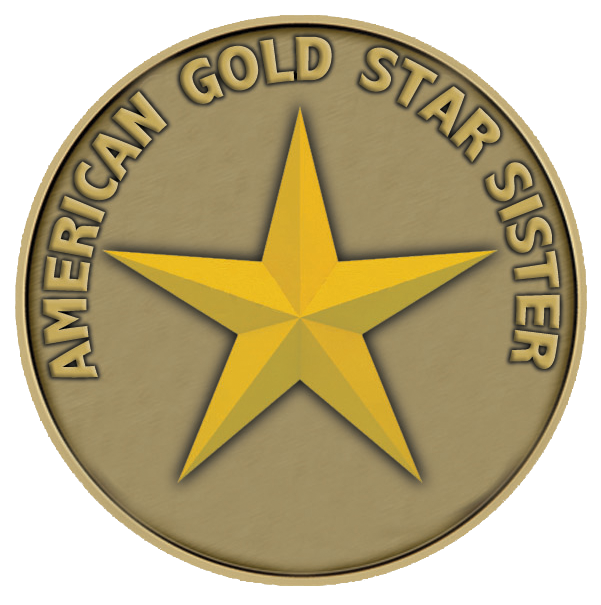 A gold star is on the front of a green background.