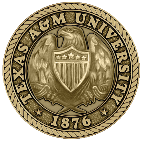 A gold seal of texas am university